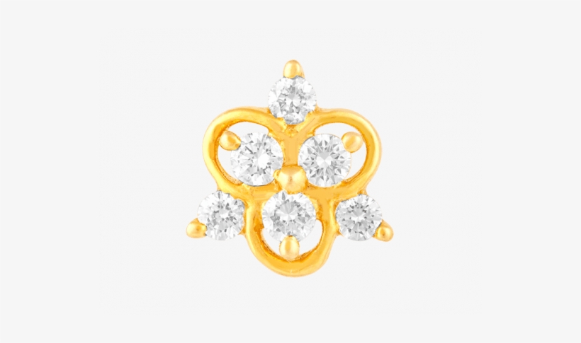 Gilded Club Diamond Nose Stud - Emblem, transparent png