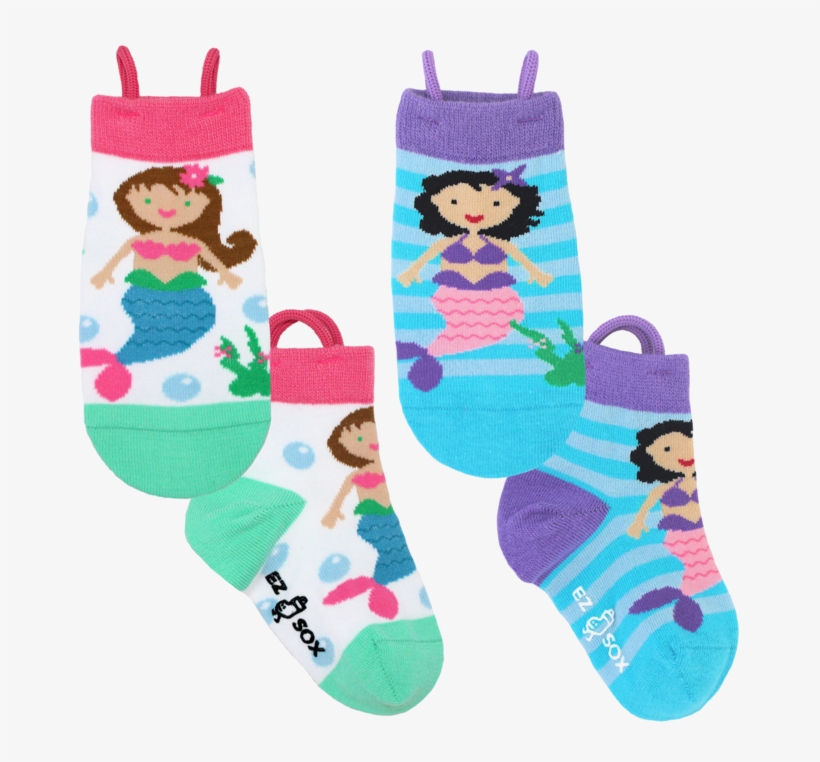 Mermaid Socks For Girls - Sock, transparent png