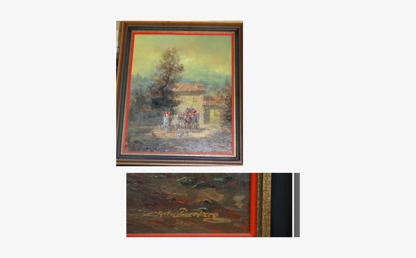 Oil On Canvas Very Well Executed Painting 24 1/2 X - Oil Painting, transparent png