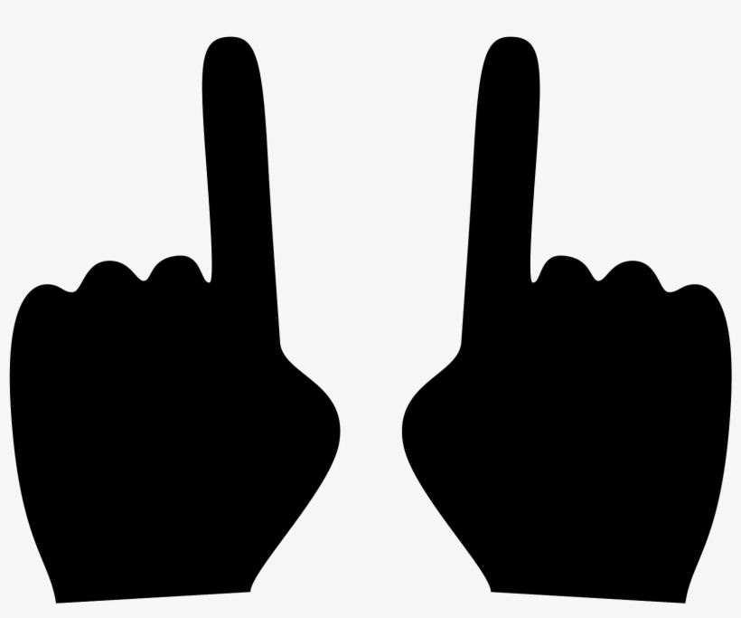 Unlike Other Icon Packs, Our Web Icons Are Designed - Two Fingers Two Hands, transparent png