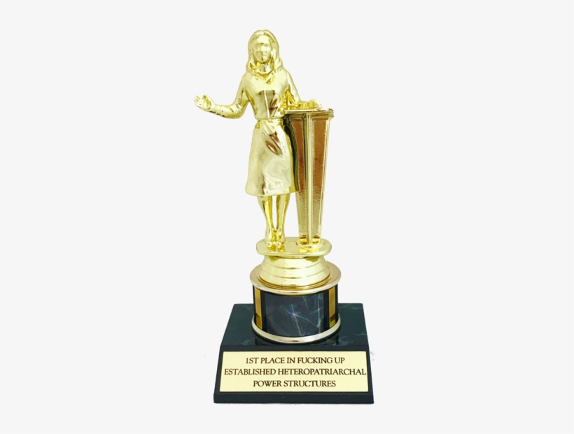1st Place In Fucking Up Established Heteropatriarchal - Trophy 1st Place, transparent png