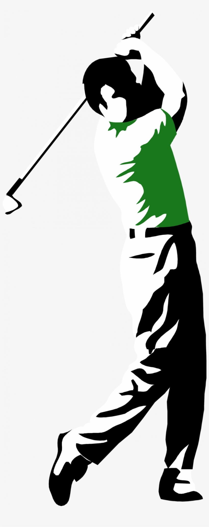 Man Golfing Clipart - Golfing Clip Art Png, transparent png