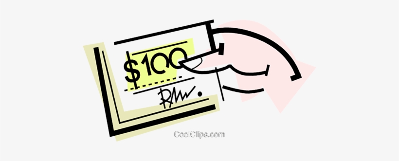 Check/cheque Royalty Free Vector Clip Art Illustration - Clip Art, transparent png