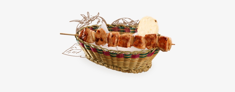 Pinchos - Chuzo De Pollo Con Arepa, transparent png