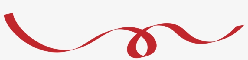 Red Curly Ribbon, transparent png