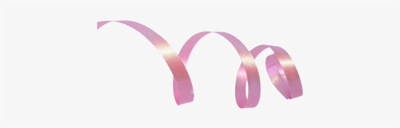Pink Curling Ribbon Png, transparent png