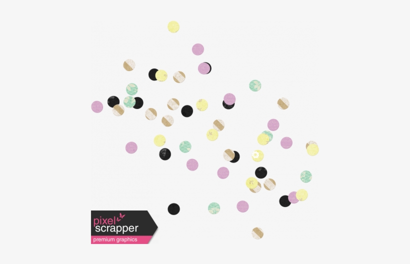 New Day Confetti - Digital Scrapbooking, transparent png