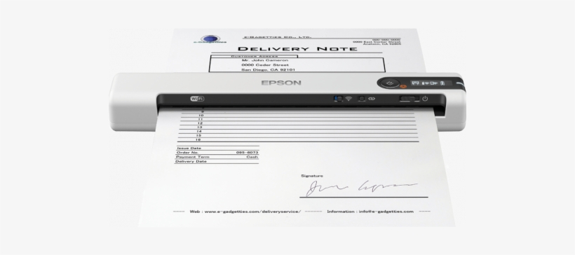 Epson Workforce Ds-80w - Epson Workforce, transparent png