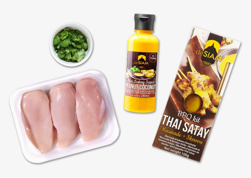 Desiam Thai Satay Chicken Bbq Cooking Set 100gms, transparent png