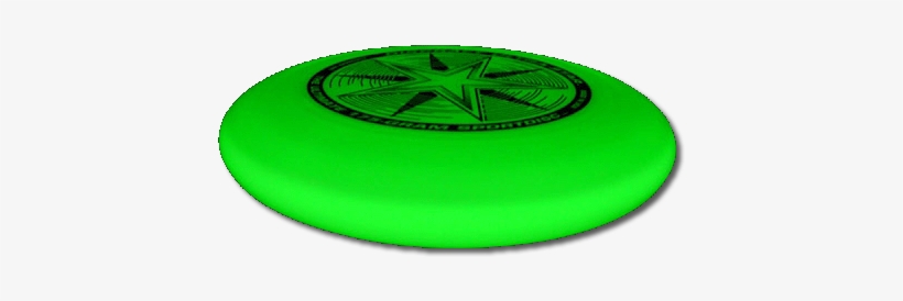 Glow Discraft Ultra-star Ultimate Disc - Frisbee Ultimate Disc Green, transparent png