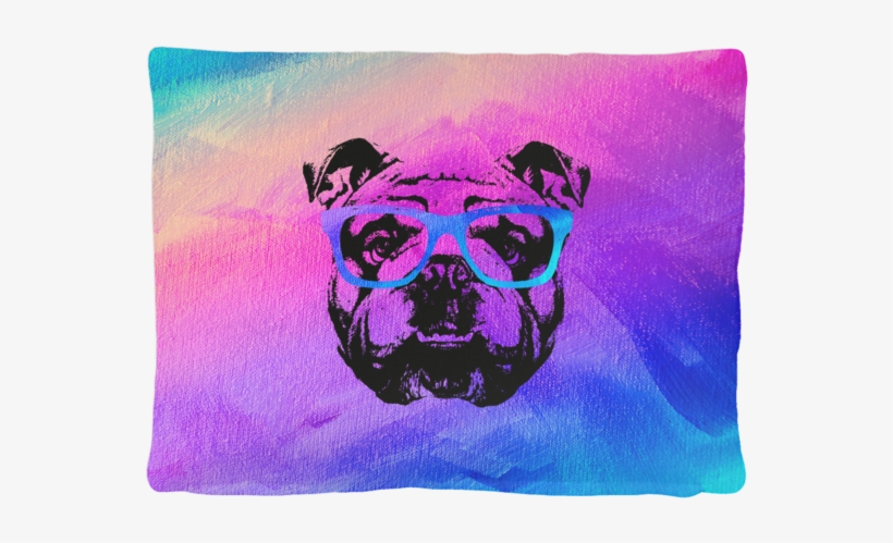 Cool Bulldog Dog Bed - Bulldog Ingles Vintage, transparent png
