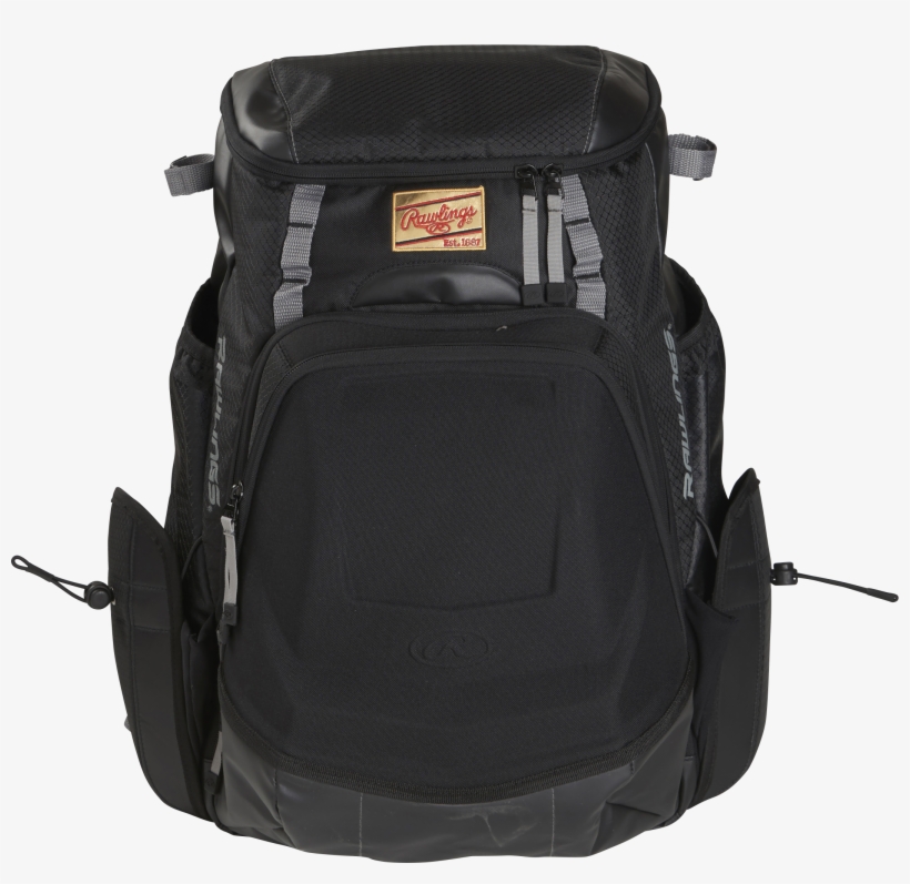 Rawlings R1000 Gold Glove Series Equipment Bag, Black - Rawlings R1000 The Gold Glove Series Backpack, Black, transparent png
