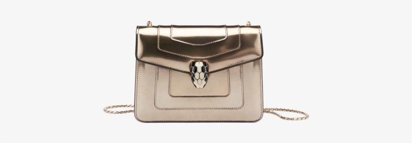 Flap Cover Bag Serpenti Forever In Antique Bronze Brushed - Bulgari Serpenti Bag Gold, transparent png