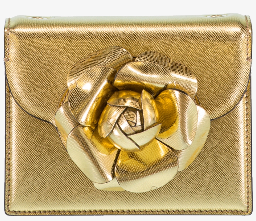 Oscar De La Renta Mini Tro Crossbody Bag, Gold - Oscar De La Renta, transparent png