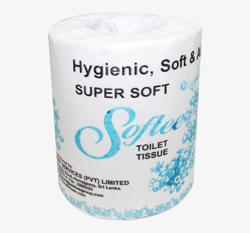 Softee Blue Toilet Paper Roll - Toilet Paper, transparent png