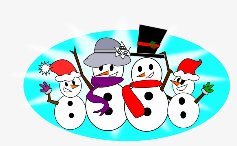 Clip Art Christmas Snowman Family Drawing - Clip Art, transparent png