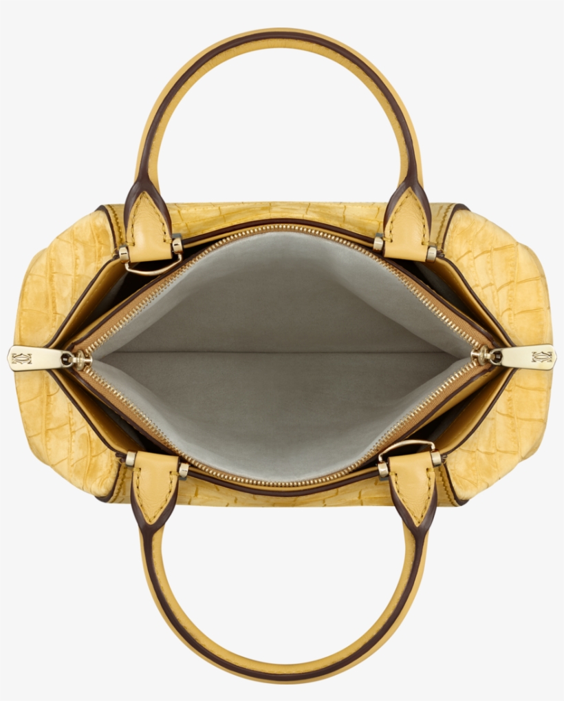 C De Cartier Bag, Mini Modelcitrine Nubuck Alligator - Tote Bag, transparent png