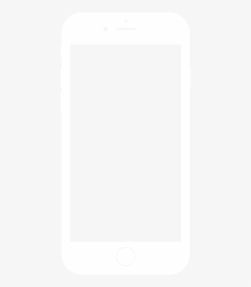 Null - White Iphone Svg, transparent png