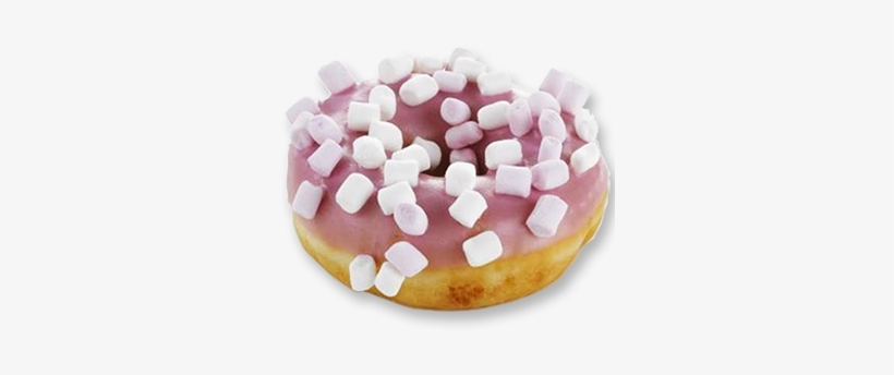 Ori Pink Marshmallow Donut - Donuts Marshmallow, transparent png