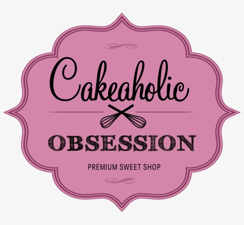 Cakeaholic Logo Jan 2015 Official Pink No Glow, transparent png
