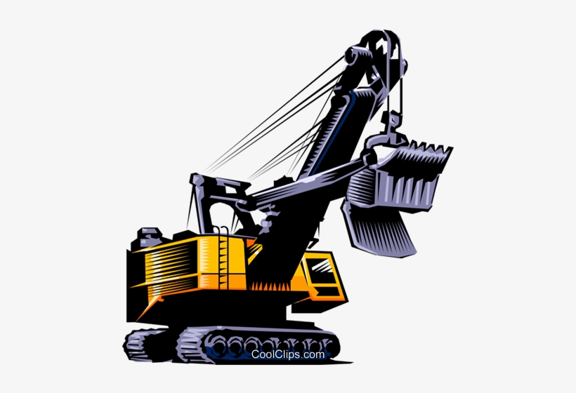 Steam Shovel - Clip Art Steam Shovel, transparent png