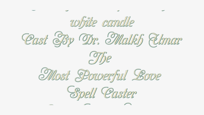 Powerful Love Spells With White Candle - Love, transparent png