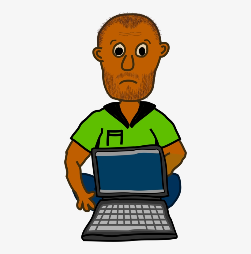 The Laptop Man Computer Boy - The Laptop Man, transparent png