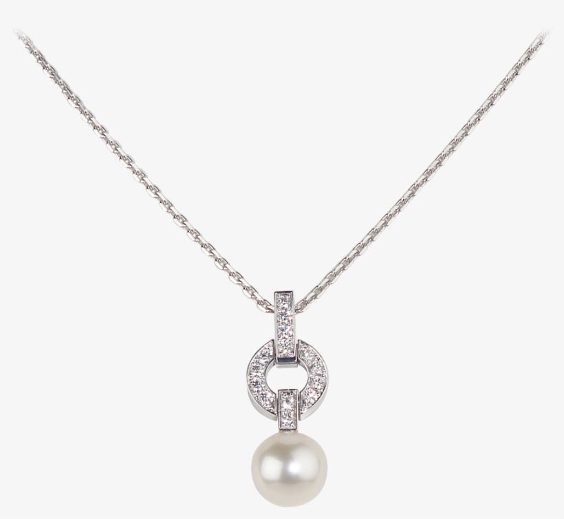 Himalia Necklacewhite Gold, Pearls, Diamonds - Pearl, transparent png