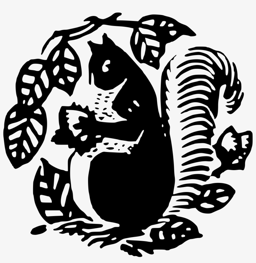 This Free Icons Png Design Of Squirrel Silhouette, transparent png