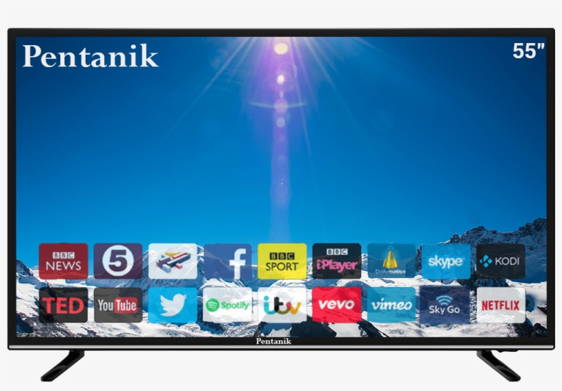 Pentanik 55" Smart Android Led - Cello 50" Smart Android Tv + Install, transparent png