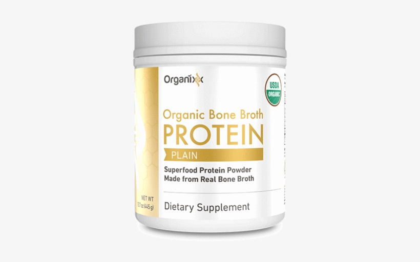 Organixx Organic Bone Broth Plain - Ancient Nutrition Bone Broth Protein, transparent png