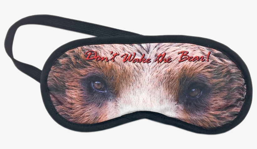 Don't Wake The Bear Sleep Mask - Sleep, transparent png