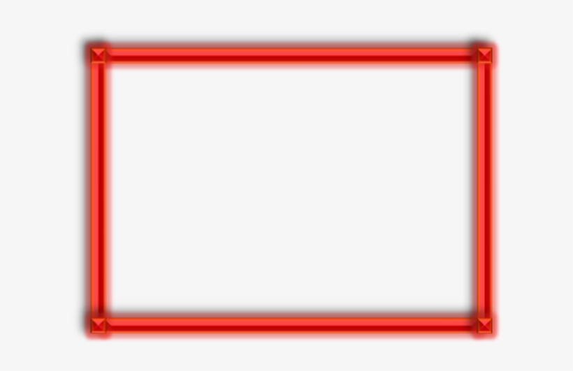 Bordas Vermelhas Png - Red And White Frame, transparent png