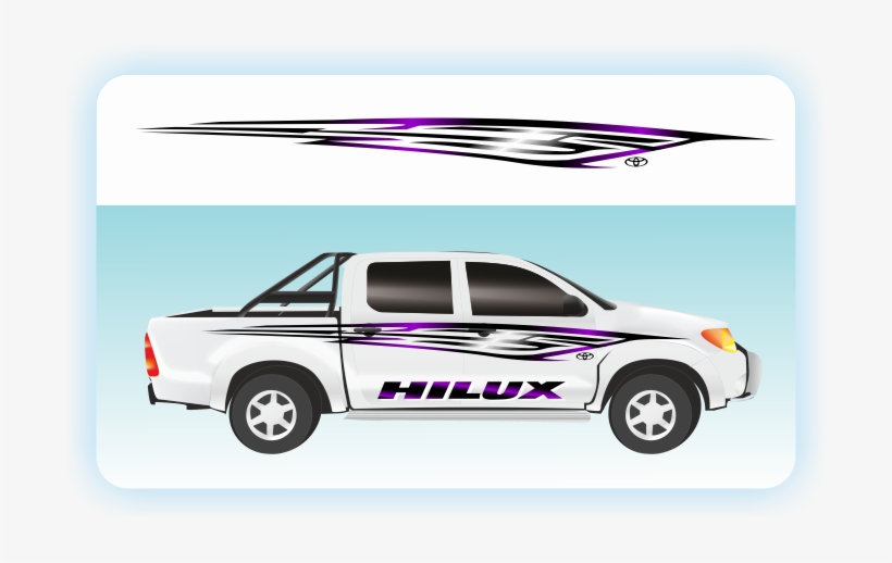 Hilux Franjas 11 - Franjas Para Pick Up, transparent png
