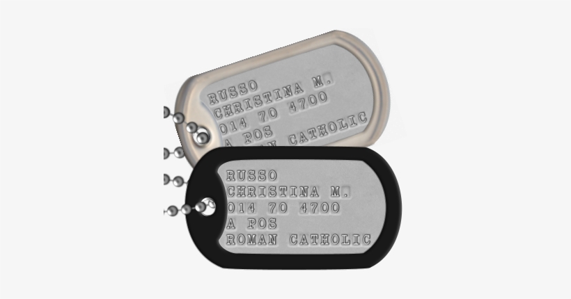 Check Out The Customized Mil-spec Matte Dogtags I Just - Customizable Canada Patriotic Dogtags, transparent png