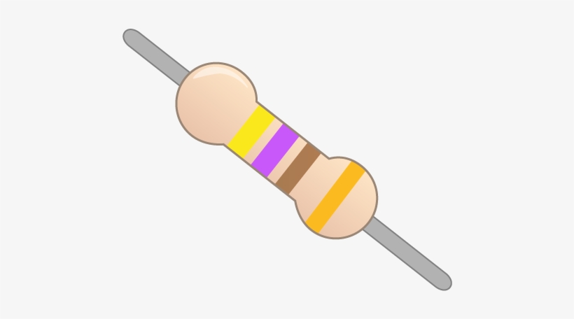 Resistor-470r - Resistor Png, transparent png