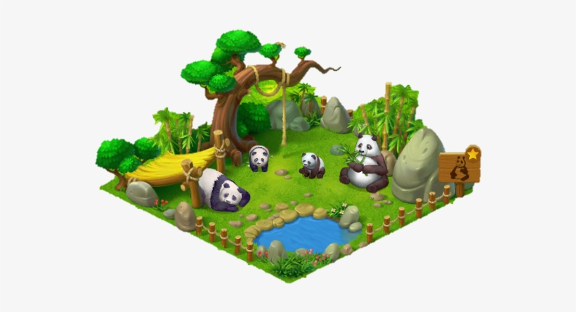 Panda Enclosure - Giant Panda, transparent png