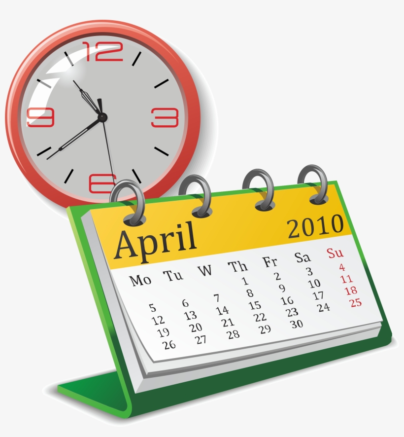 This Free Icons Png Design Of Clock And Callendar, transparent png