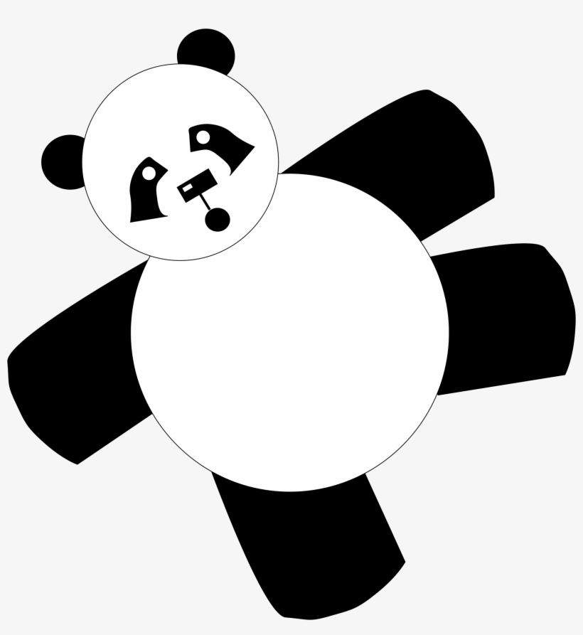 Big Image - Panda Cartoon Clipart, transparent png