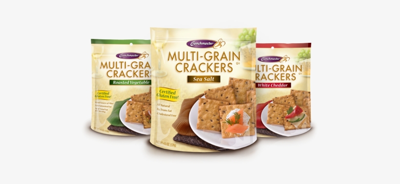 Crunchmaster Game Day Appetizers - Crunchmaster Multi-grain Crackers, Sea Salt - 4.5 Oz, transparent png