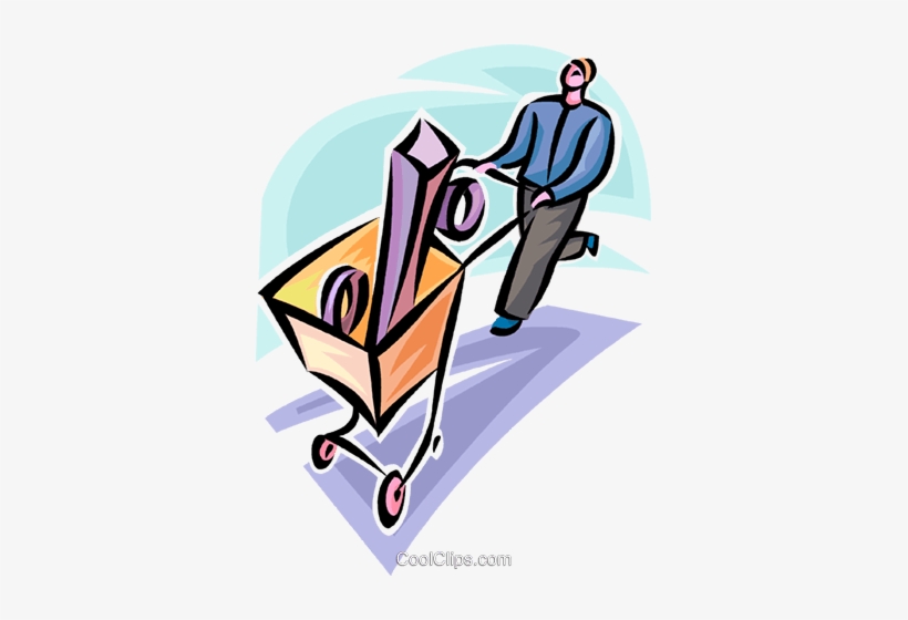 Homem Empurrando Um Carrinho De Compras Livre De Direitos - Illustration, transparent png