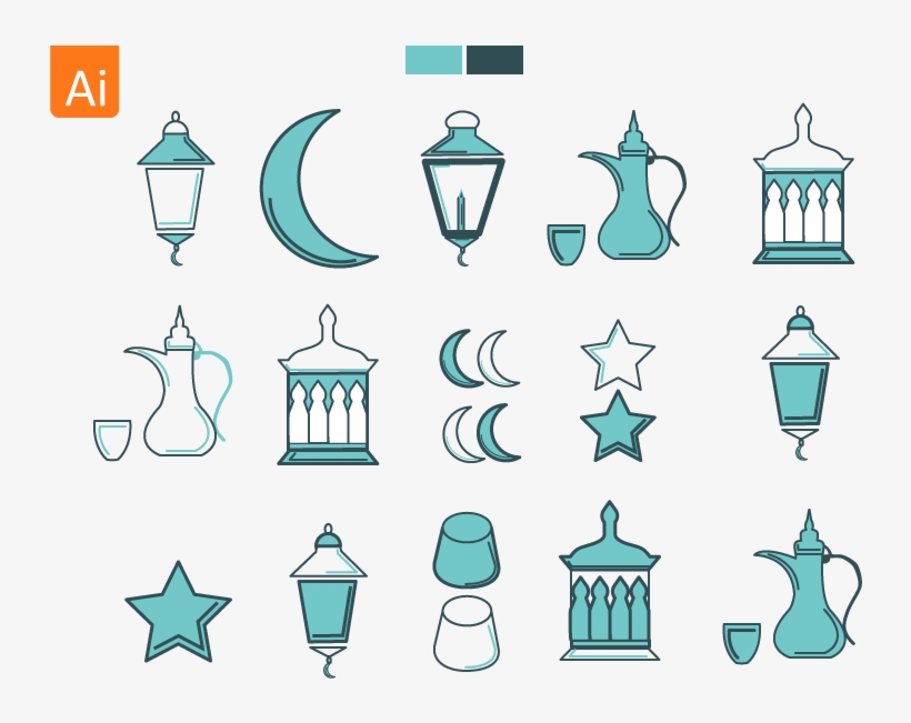 Untitled - Ramadan Kareem Icones Png, transparent png