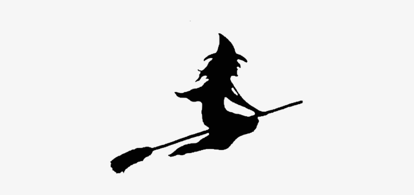 Witch Witchcraft Wizardry Broom Broomstick - Cartoon Witch On Broom, transparent png
