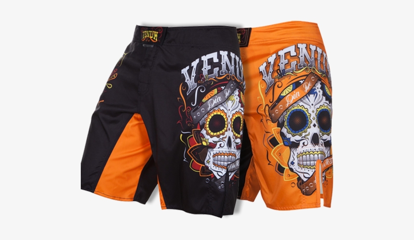 Venum Santa Muerte - Santa Muerte Venum Shorts, transparent png