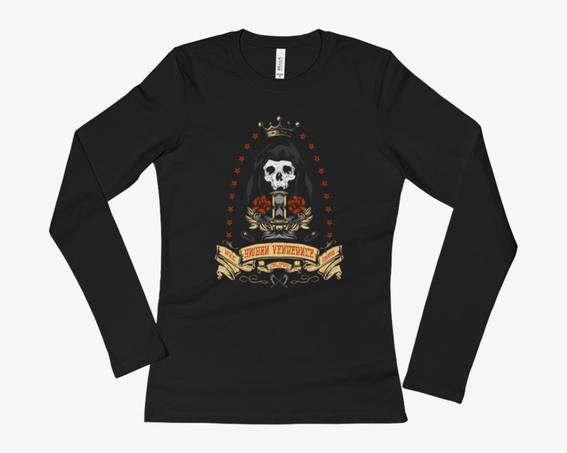 Santa Muerte Women's Long Sleeve - Selena Quintanilla Fan Shirt, transparent png