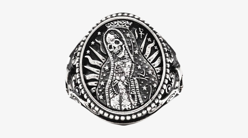 Santa Muerte Chevalier - Silver, transparent png