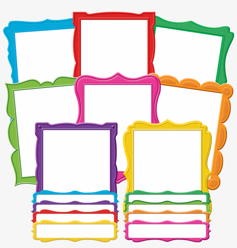 Tcr5628 Fancy Frames Bulletin Board Display Set Image - Frames For Bulletin Boards, transparent png