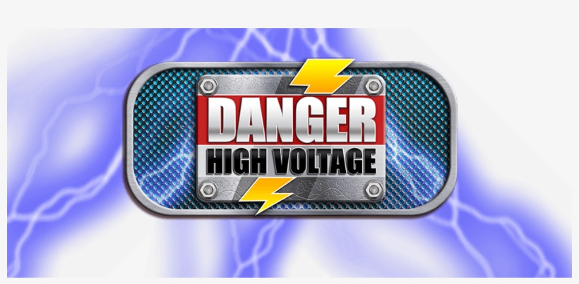 Danger High Voltage Slot, transparent png