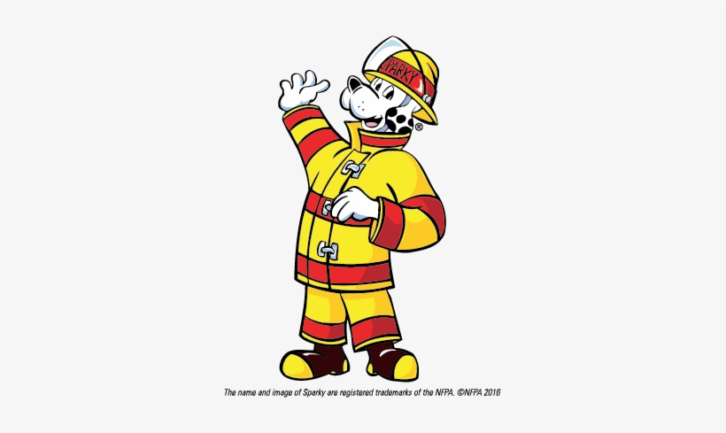 Firefighter Clipart Fire Inspection - Fire Prevention Sparky, transparent png