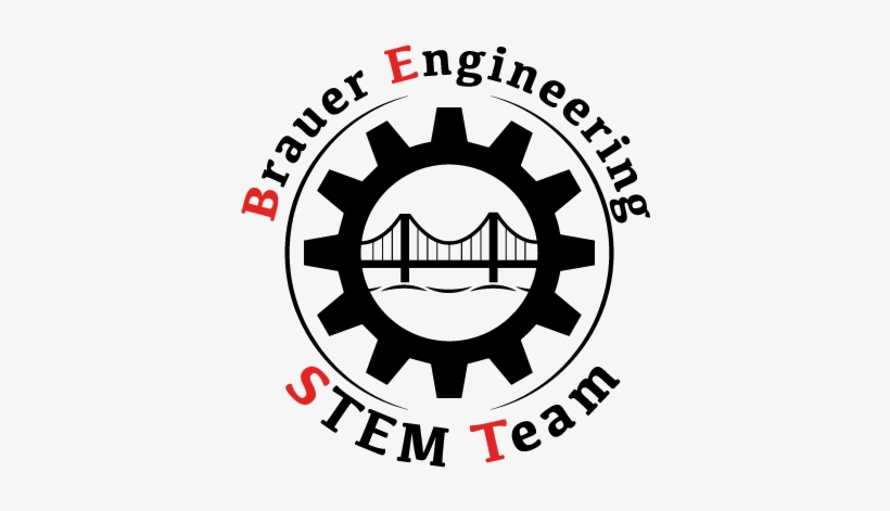 Cp927 Brauer Stem Logo Red Web - Clipart Engineer, transparent png